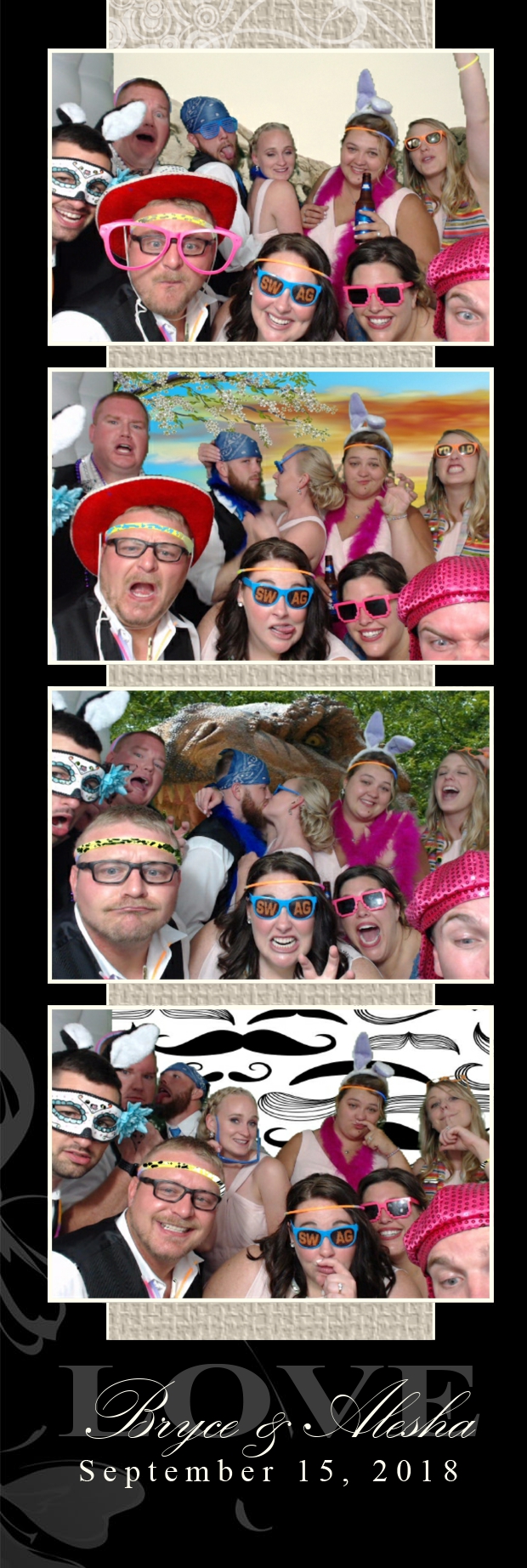 Alesha and Bryce's Wedding | View more photos from the event at gallery.photoboothbillings.com/u/PhotoBoothBillings/Alesha-and-Bryces-Wedding